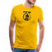 FFW Round Men's Premium T-Shirt - sun yellow